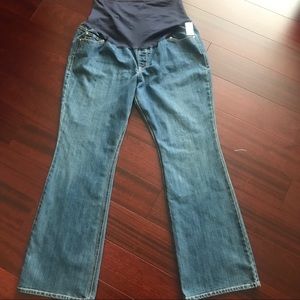 Old Navy Flare Full Panel Maternity Jeans Sz 18
